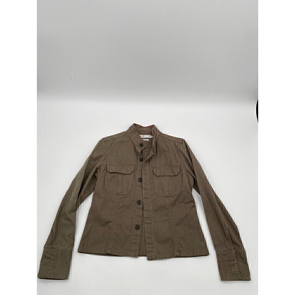 Tommy Hilfiger Women's Khaki Blazer Jacket Size Medium